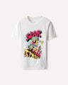 Playera Gr&aacute;fico Bob Esponja,BLANCO