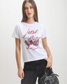 Playera Beige Texto,BLANCO