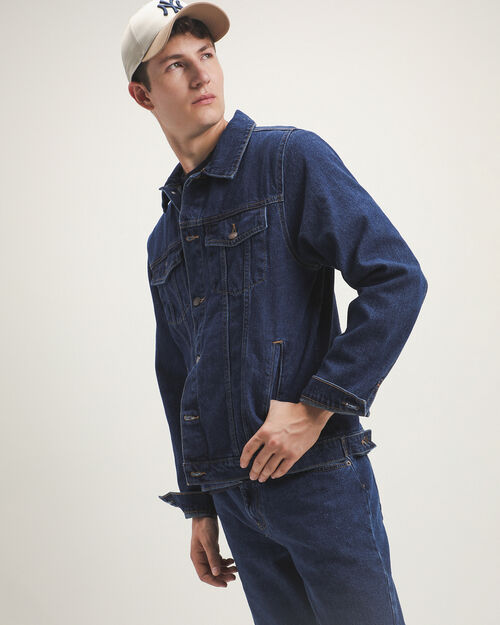 Chamarra Mezclilla Azul Marino