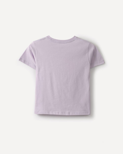 Playera Lila Con Dise&ntilde;o