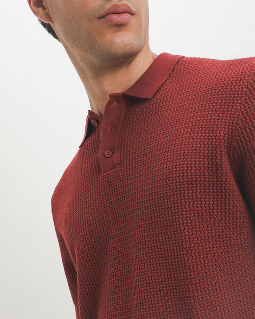 Polo Roja Manga Corta