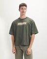Playera Boxy Verde,VERDE OBSCURO
