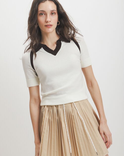 Top Tejido Beige