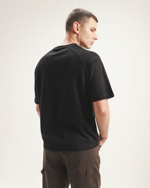 Playera Manga Corta Negra