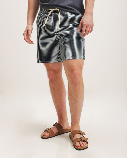 Short Rayas Azul