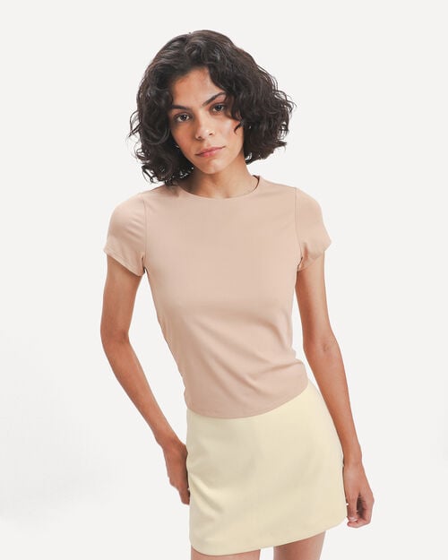 Crop Top Beige