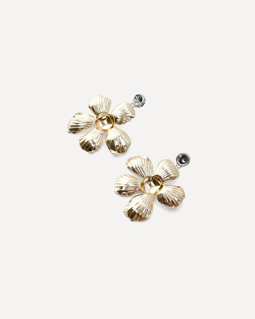 Aretes Flor Texturizada