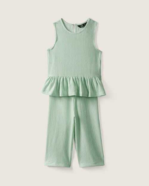 Conjunto Blusa Y Pantal&oacute;n Verde