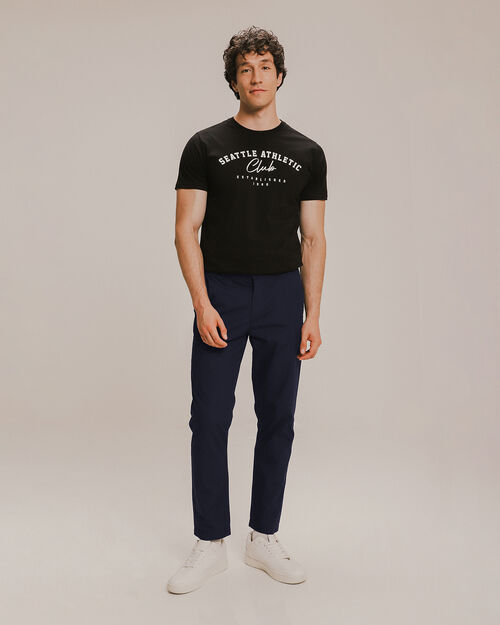 Pantalón Fit Regular Azul