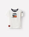 Playera Azul Rayo Mcqueen,BLANCO