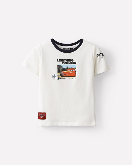 Playera Blanca Dise&ntilde;o Cars