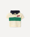 Sudadera Beige Bloques,CREMA