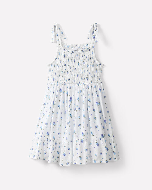 Vestido Blanco Estampado