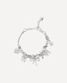 Pulsera Plata Charms,PLATEADO P2