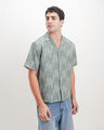 Camisa Verde Estampada,VERDE P1