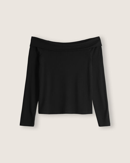 Playera Hombros Descubiertos
