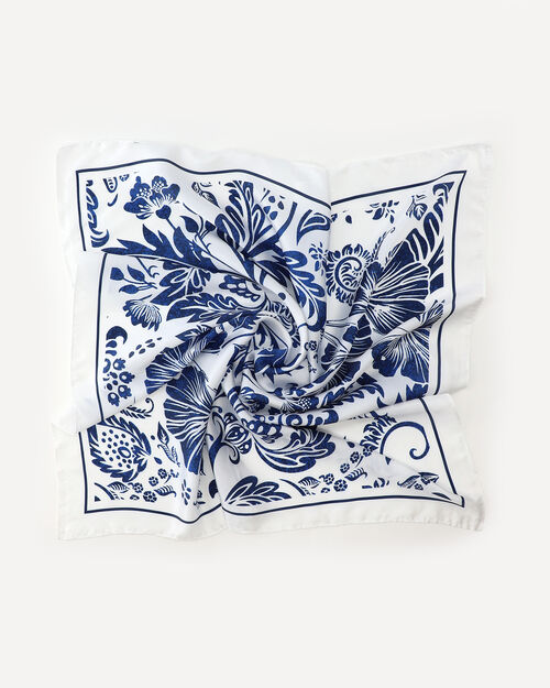 Bandana Floral Azul