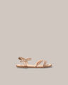 Sandalias Brillos Multitiras,ROSA CLARO