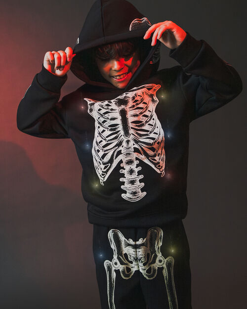 Sudadera Estampada Esqueleto
