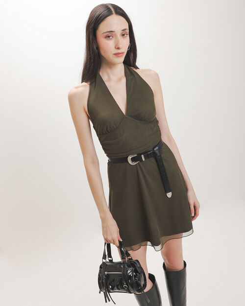 Vestido Halter Verde