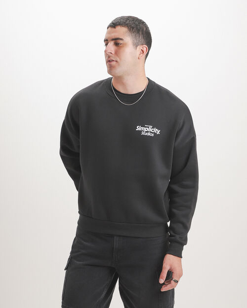 Sudadera B&aacute;sica Negra