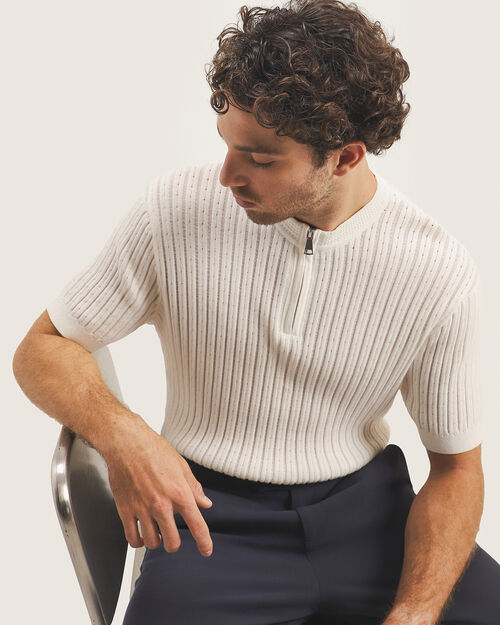 Playera Beige Semiajustada