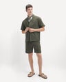 Short Blanco Ligero,VERDE OBSCURO