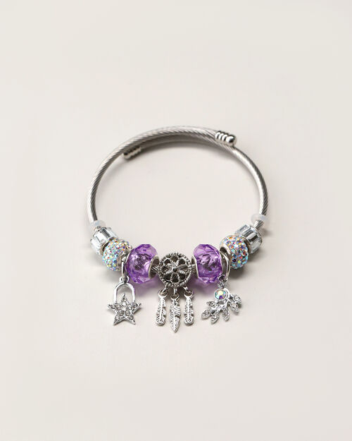Pulsera Charms Plateada