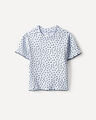 Playera Estampada Corazones,AZUL PASTEL