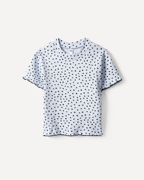 Playera Estampada Corazones