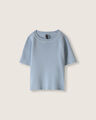 Top Manga Ranglan,AZUL PASTEL