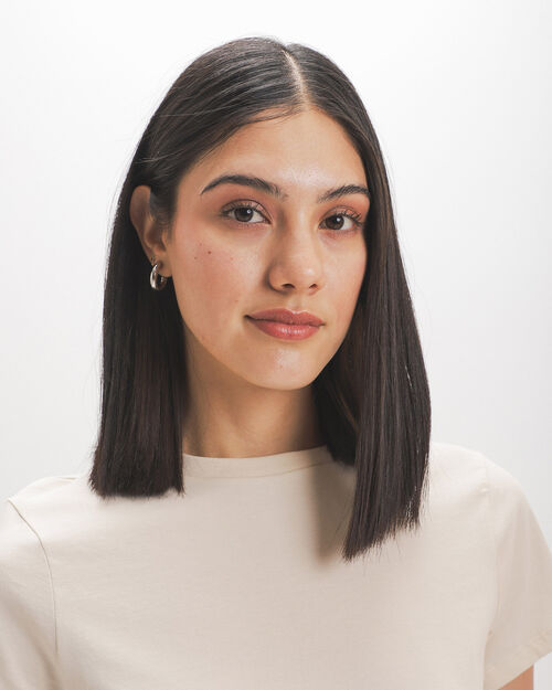 Playera Manga Corta Beige