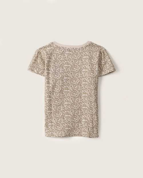 Playera Con Dise&ntilde;o Flores