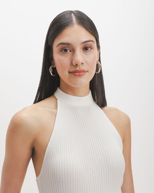 Top Blanco Halter