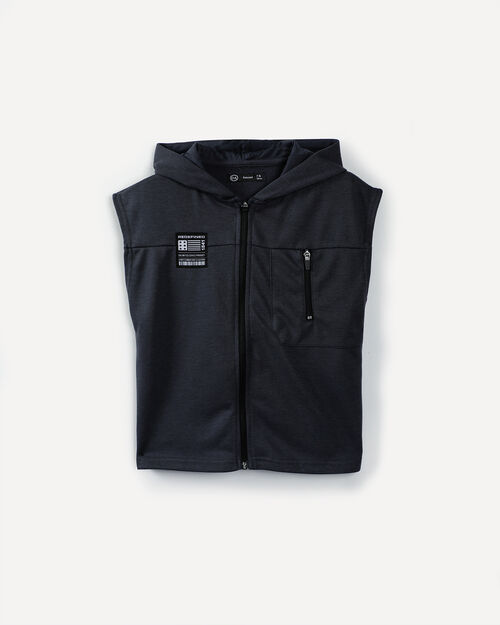Chaleco Hoodie Negro