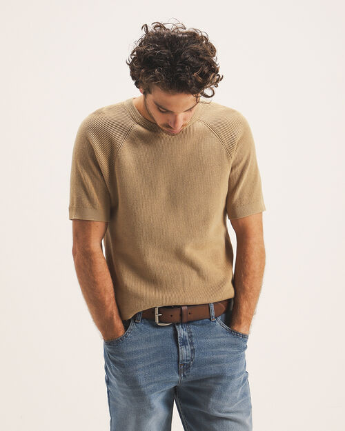 Playera Arena De Punto