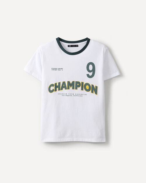 Playera Fit Relaxed Estampada