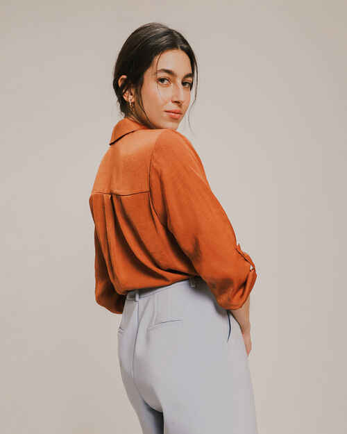Blusa Túnica Naranja