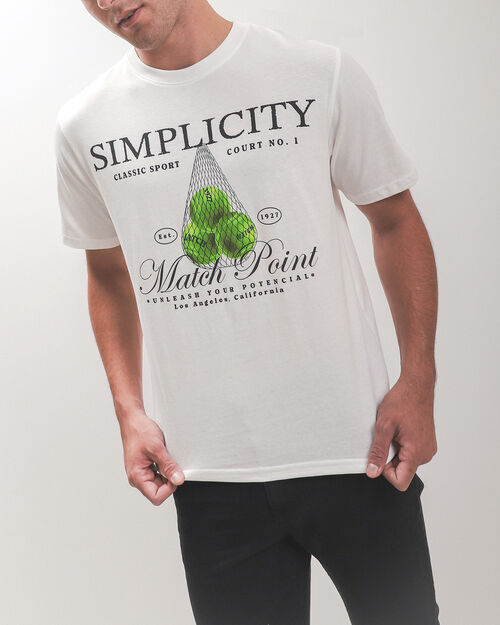 Playera Beige Estampada