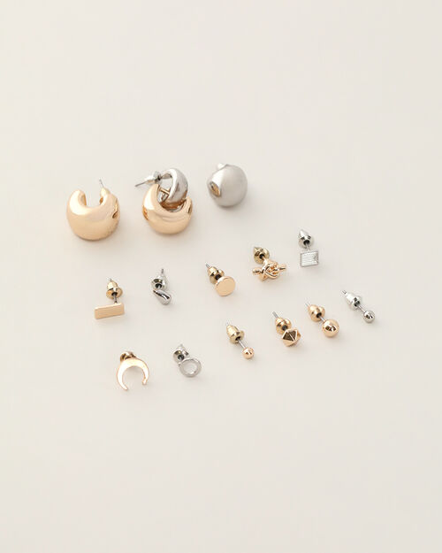 Set Aretes Plateados