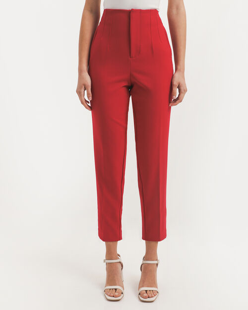 Pantal&oacute;n Rojo Pinzas