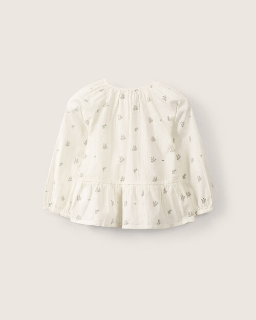 Blusa Manga Larga Flores