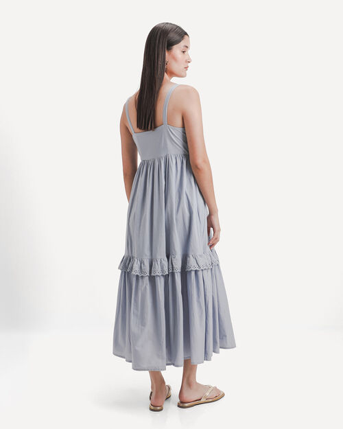 Vestido Midi Azul