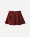 Falda Mini Roja,ROJO VINO