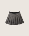 Falda Mini Rayas,GRIS
