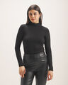 Top Cuello Alto,NEGRO