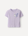 Playera Oversize Texto,LILA
