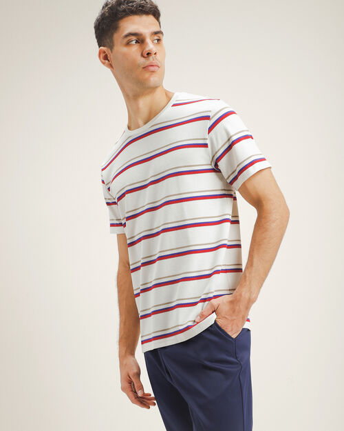 Playera Rayas Beige