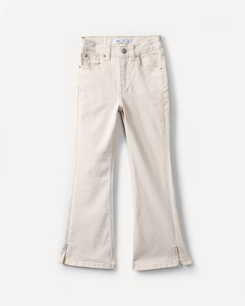 Jeans Flare Beige