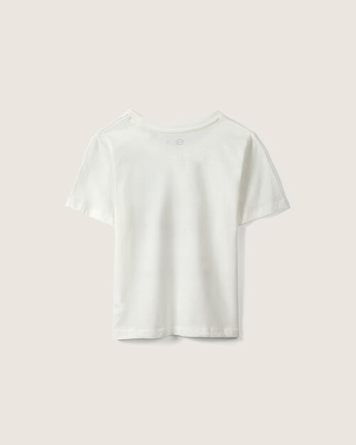 Playera Blanca Estampada